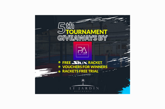 Don't miss Padel Addicts exclusive giveaways on the 5th tournament