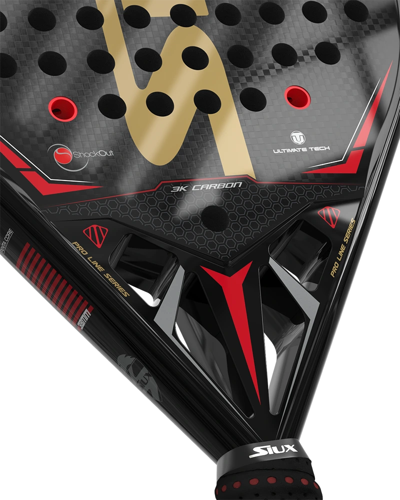 | Genesis Hybrid Black Carbon Padel Rackets | Addicts